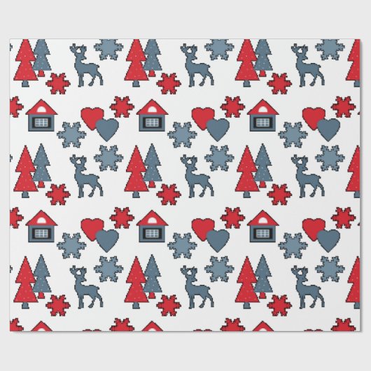 kerstversieringen, geschenk, decoratie, greeti cadeaupapier (Vlak)