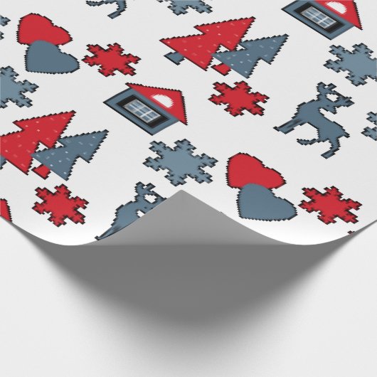 kerstversieringen, geschenk, decoratie, greeti cadeaupapier (Hoek)