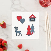 kerstversieringen, geschenk, decoratie, greeti servet (Insitu)