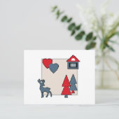 kerstversieringen, geschenk, decoratie, greeti uitnodiging briefkaart (Staand voorkant)