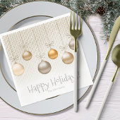 Kerstversieringen Gold ID251 Servet