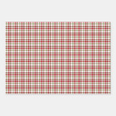 kerstversieringen, goudkoorts en kerstcadeautjes inpakpapier vel (Voorkant 3)