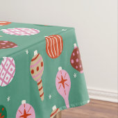 kerstversieringen - groen tafelkleed (Voorbeeld)