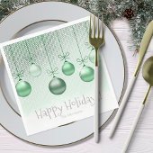 Kerstversieringen Groene ID251 Servet