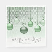 Kerstversieringen Groene ID251 Servet (Voorkant)