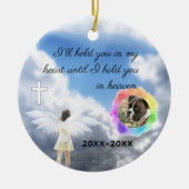 Kerstversieringen in de regenboogbrug - Pet Sympat Keramisch Ornament (Voorkant)