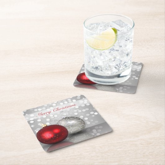 Kerstversieringen in de schijnwerpers - Onderzette Kartonnen Onderzetters (Insitu)