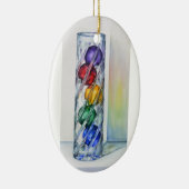 kerstversieringen in Vase Oval Ornament (Rechts)