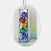 kerstversieringen in Vase Oval Ornament (Achterkant)