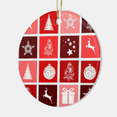 KERSTVERSIERINGEN KERAMISCH ORNAMENT (Links)