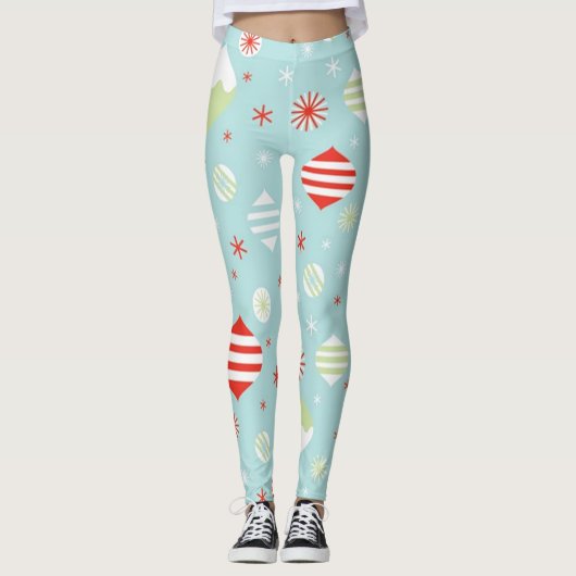  kerstversieringen leggings (Voorkant)