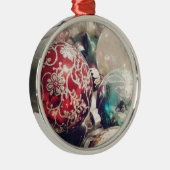 kerstversieringen leven nog steeds metalen ornament (Rechts)
