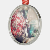 kerstversieringen leven nog steeds metalen ornament (Links)