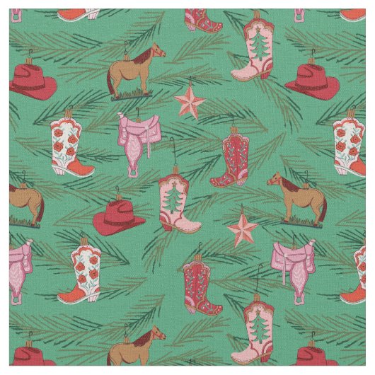 kerstversieringen met landenkoolmeisje stof (Close Up)