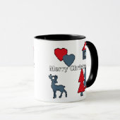 kerstversieringen mok (Voorkant rechts)