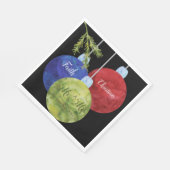 Kerstversieringen, Mr & Mrs Wedding Servet (Hoek)