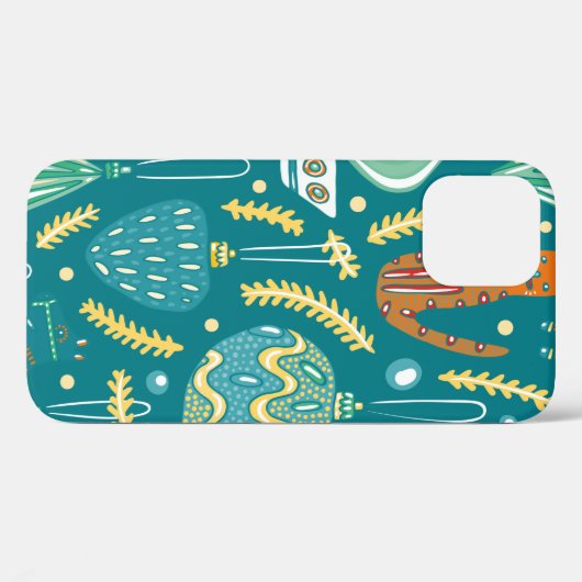 kerstversieringen naadloos. Bright Case-Mate iPhone Case (Achterkant (horizontaal))
