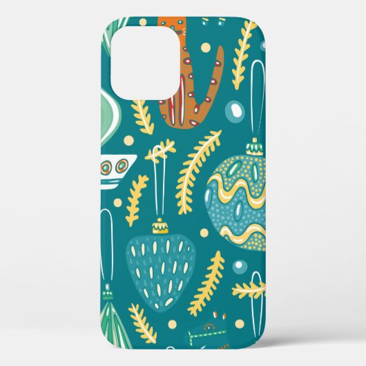 kerstversieringen naadloos. Bright Case-Mate iPhone Case (Achterkant)