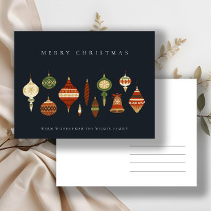 KERSTVERSIERINGEN NAVY PASTEL ROOD GROEN STER FEESTDAGENKAART