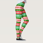 KERSTVERSIERINGEN ONTWERP ROOD WIT GROEN LEGGINGS (Rechts)