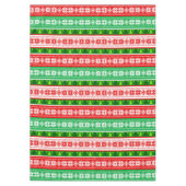 KERSTVERSIERINGEN ONTWERP ROOD WIT GROEN TAFELKLEED (Voorkant)