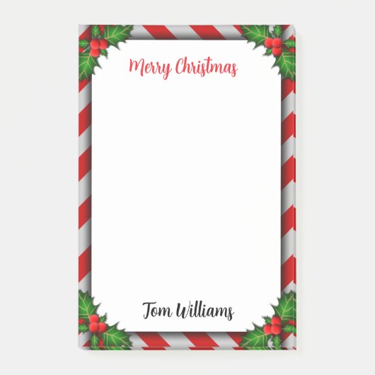 kerstversieringen post-it® notes (Voorkant)