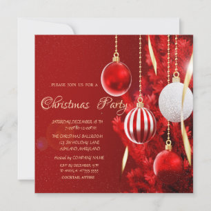Kerstversieringen, Red Tree Corporate Christmas Kaart