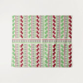 KERSTVERSIERINGEN RENDIEREN WANDKLEED (Voorkant (horizontaal))