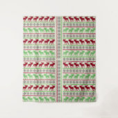 KERSTVERSIERINGEN RENDIEREN WANDKLEED (Voorkant)
