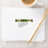 kerstversieringen Retouradreslabel Etiket (Insitu)