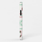 Kerstversieringen, sneeuwvlokken en kousen Case-Mate iPhone case (Achterkant/rechts)