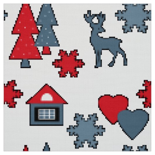 kerstversieringen stof (Swatch)