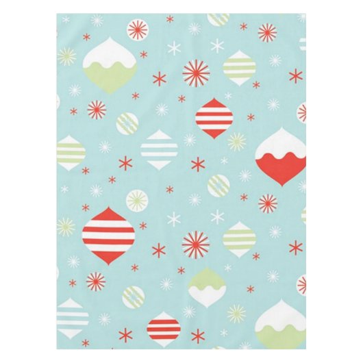  kerstversieringen tafelkleed (Voorkant)