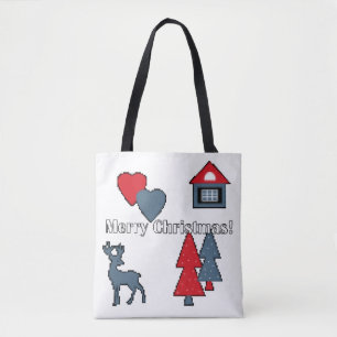 kerstversieringen tote bag