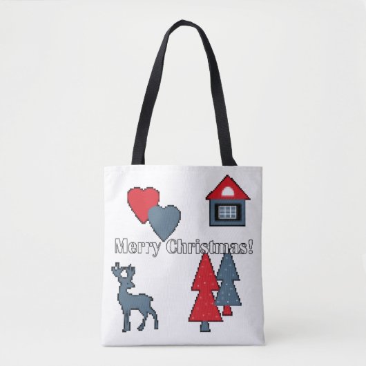kerstversieringen tote bag (Voorkant)