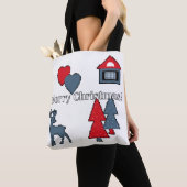 kerstversieringen tote bag (Dichtbij)
