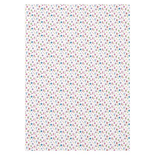 Kerstversieringen uit de middeleeuwse Retro met de Tafelkleed (Voorkant)