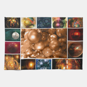 kerstversieringen vakantiebomen kleine cadeautjes theedoek