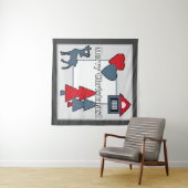 kerstversieringen wandkleed (In Situ (horizontaal))