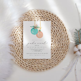 Kerstversieringen Winter Geslacht onthullen Kaart