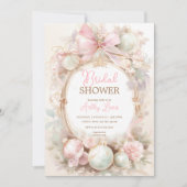 Kerstversieringen, Winter roze vrijgezellenfeest Kaart (Voorkant)