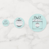 Kerstversieringsfeestdagen Confetti (Voorkanten)