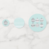 Kerstversieringsfeestdagen Confetti (Achterkanten)