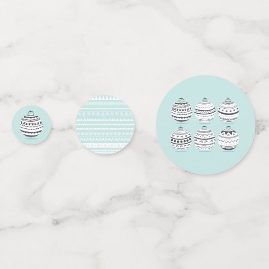 Kerstversieringsfeestdagen Confetti (Achterkanten)