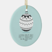 Kerstversieringskeramisch Ornament (Rechts)