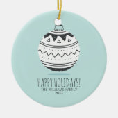 Kerstversieringskeramisch Ornament (Voorkant)