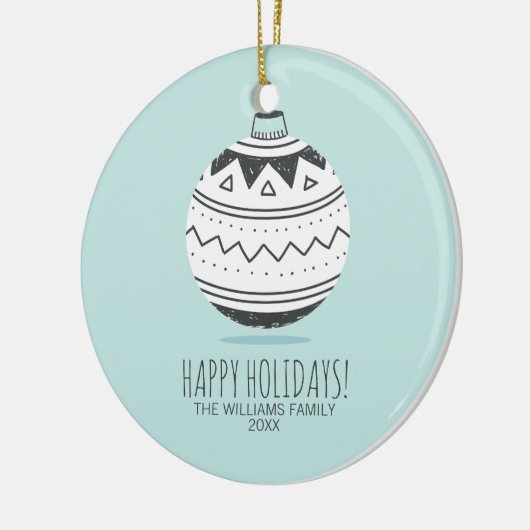 Kerstversieringskeramisch Ornament (Links)