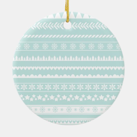 Kerstversieringskeramisch Ornament (Achterkant)