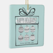 Kerstversieringskeramisch Ornament (Rechts)