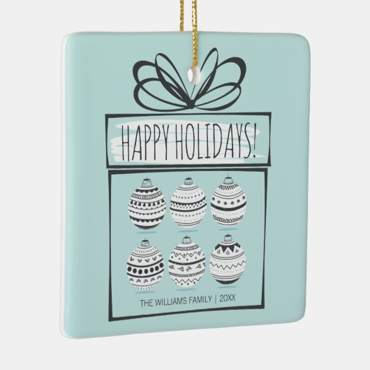 Kerstversieringskeramisch Ornament (Rechts)